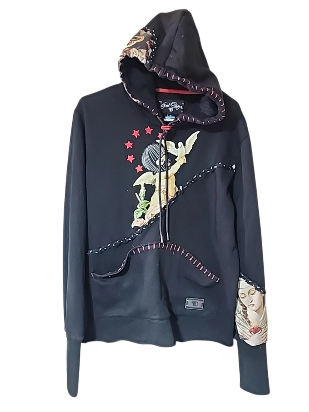 Frost Angel Pull Over Hoodie - Makobi Jeans. Size Small - Picture 6 of 10